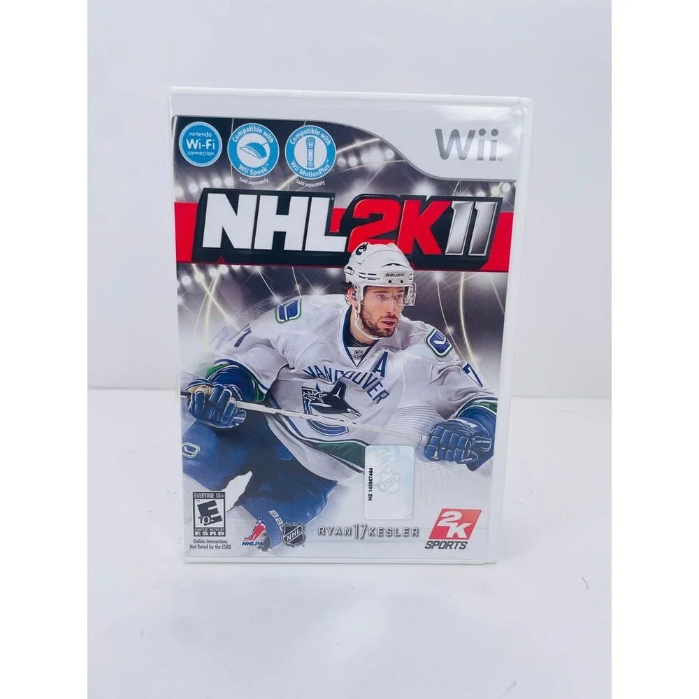 NHL 2K11 (Nintendo Wii, 2010) Complete W/ Manual 2K Sports Hockey Game